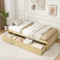 Letto singolo con cassetti contenitore e doghe di supporto