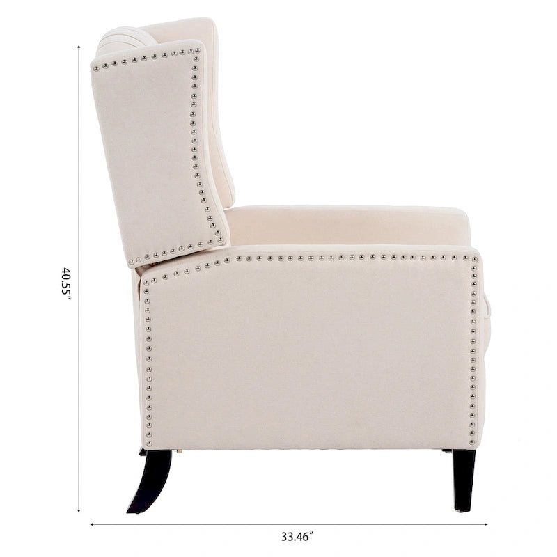 Poltrona reclinabile manuale Wing Chair