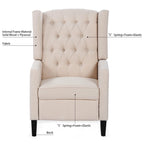 Poltrona reclinabile manuale Wing Chair