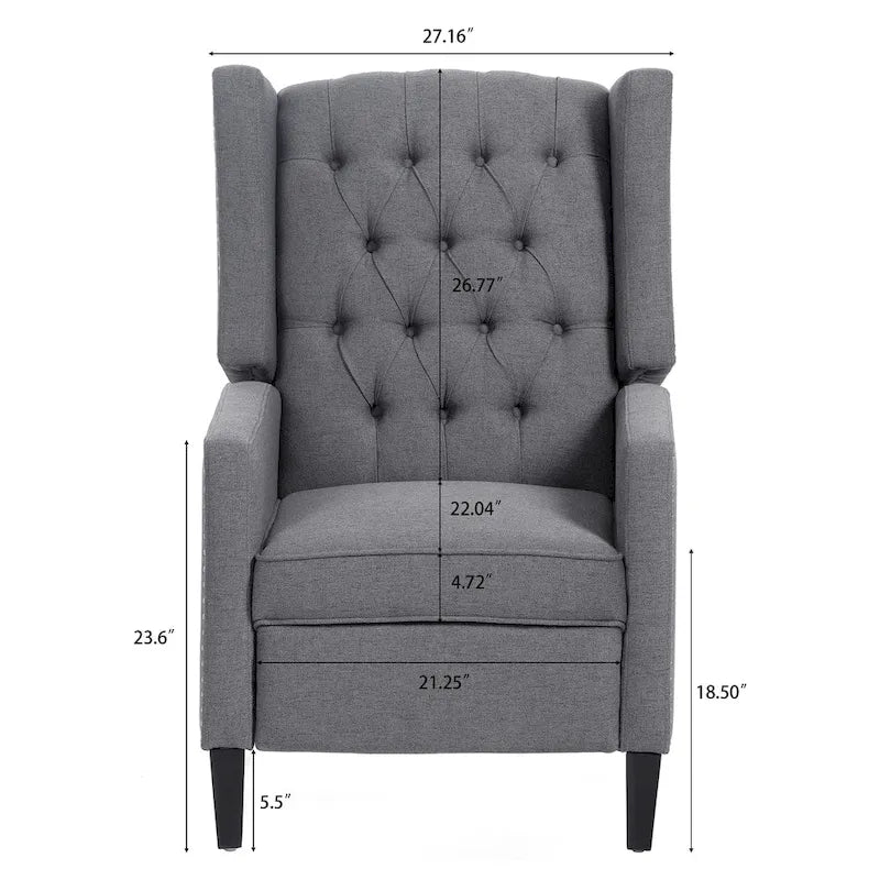 Poltrona reclinabile manuale Wing Chair