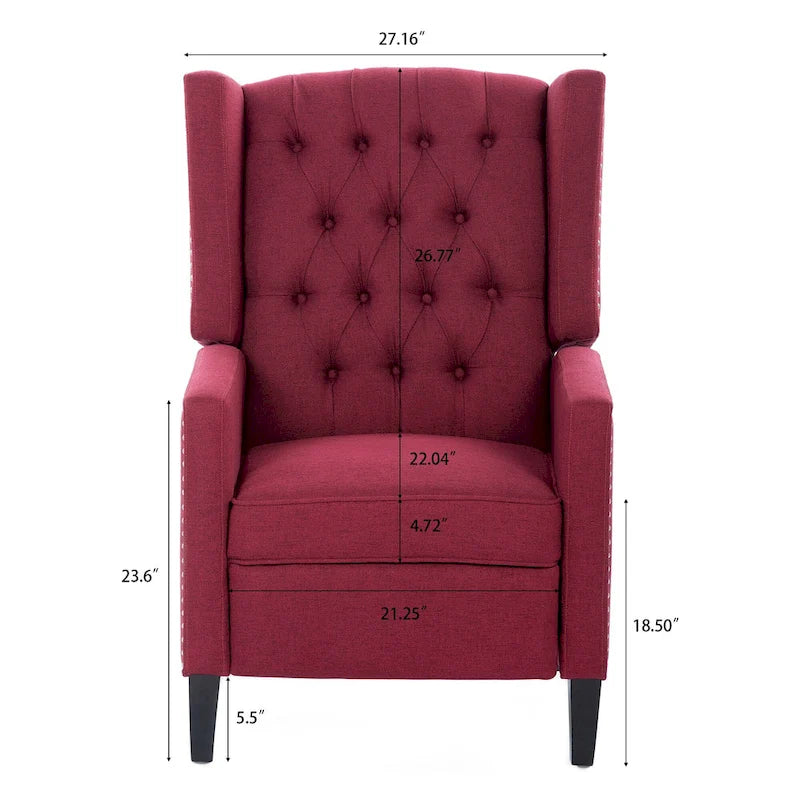 Poltrona reclinabile manuale Wing Chair
