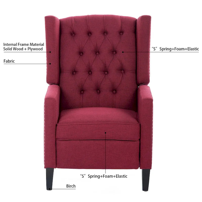 Poltrona reclinabile manuale Wing Chair