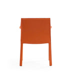 Poltroncina da pranzo in cuoio
