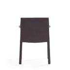 Poltroncina da pranzo in cuoio