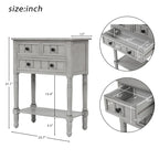 Consolle con cassetti e ripiano inferiore
