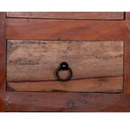 Comò da 81 cm in Legno Massello di Mango con 8 Cassetti