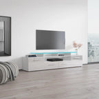 Mobile porta TV moderno con sistema di illuminazione a LED