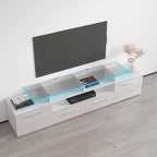Mobile porta TV moderno con sistema di illuminazione a LED