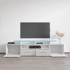 Mobile porta TV moderno con sistema di illuminazione a LED