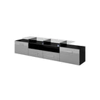 Mobile porta TV moderno con sistema di illuminazione a LED