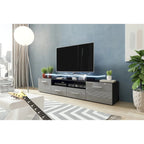 Mobile porta TV moderno con sistema di illuminazione a LED