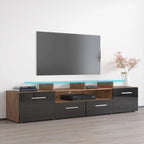 Mobile porta TV moderno con sistema di illuminazione a LED