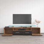 Mobile porta TV moderno con sistema di illuminazione a LED