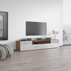 Mobile porta TV moderno con sistema di illuminazione a LED