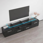 Mobile porta TV moderno con sistema di illuminazione a LED