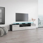 Mobile porta TV moderno con sistema di illuminazione a LED