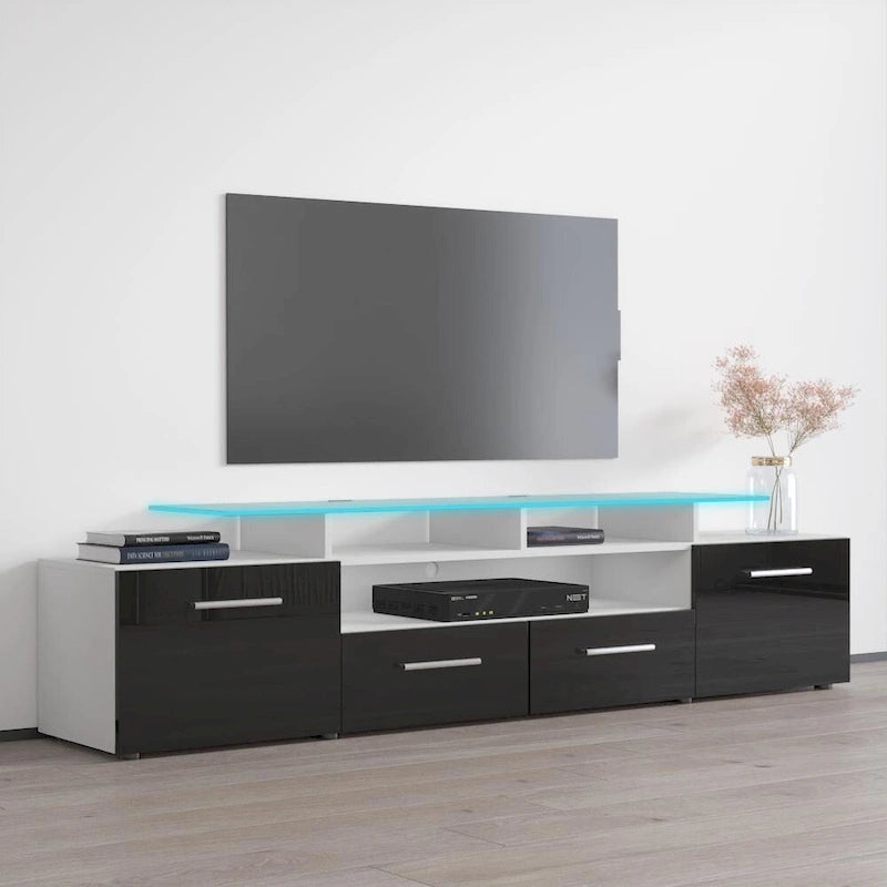 Mobile porta TV moderno con sistema di illuminazione a LED