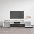 Mobile porta TV moderno con sistema di illuminazione a LED