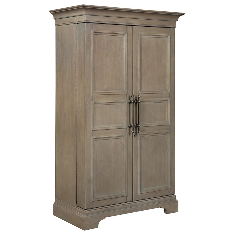 Mobile bar in legno invecchiato marrone grigio