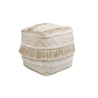 Pouf in cotone Grand Canyon, beige