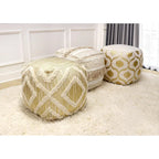Pouf in cotone Grand Canyon, beige
