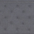 Letto imbottito a piattaforma con materasso a molle insacchettate da 25 cm