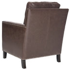 Poltrona Club in Tessuto Poliestere con Rivetti - 28.5"L x 31.9"P x 38.2"H
