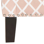 Poltrona Club in Tessuto Poliestere con Rivetti - 28.5"L x 31.9"P x 38.2"H