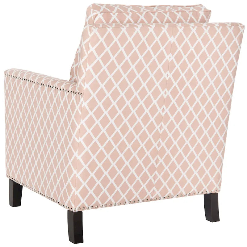 Poltrona Club in Tessuto Poliestere con Rivetti - 28.5"L x 31.9"P x 38.2"H
