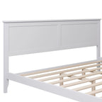 Struttura Letto King Size con Testiera, in Legno di Pino e MDF