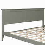 Struttura Letto King Size con Testiera, in Legno di Pino e MDF