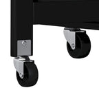 Carrello da Cucina con Isola e Ante con Cassetti