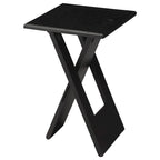 Tavolino pieghevole nero