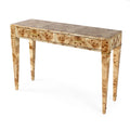 Console con 2 cassetti in radica da 46"