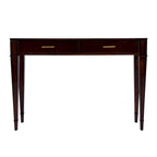 Console con 2 cassetti in radica da 46"