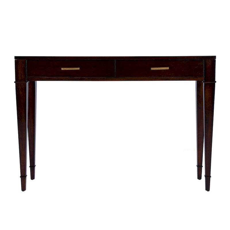 Console con 2 cassetti in radica da 46"