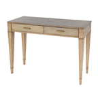 Console con 2 cassetti in radica da 46"