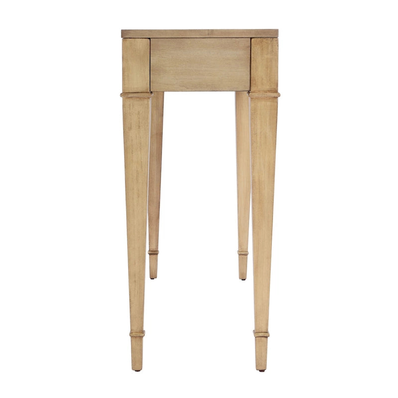 Console con 2 cassetti in radica da 46"