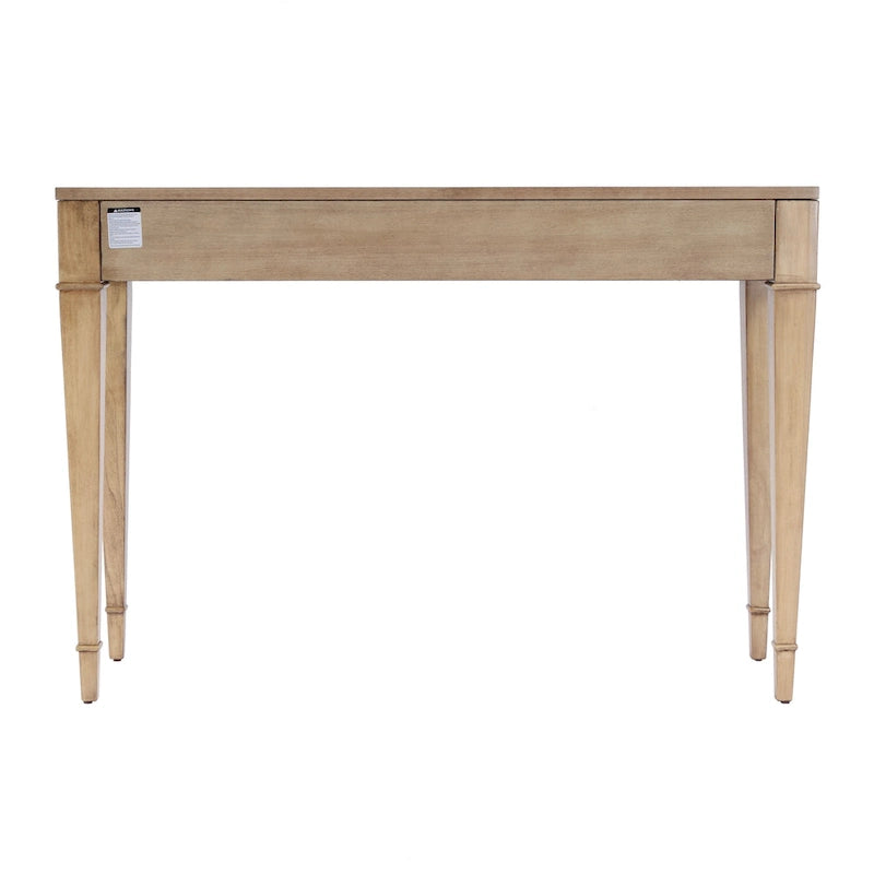 Console con 2 cassetti in radica da 46"