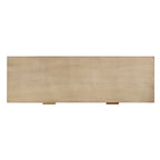 Console con 2 cassetti in radica da 46"