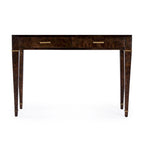 Console con 2 cassetti in radica da 46"