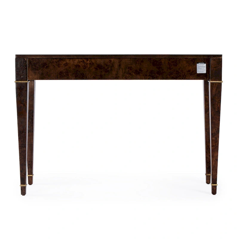 Console con 2 cassetti in radica da 46"