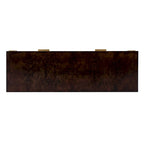 Console con 2 cassetti in radica da 46"