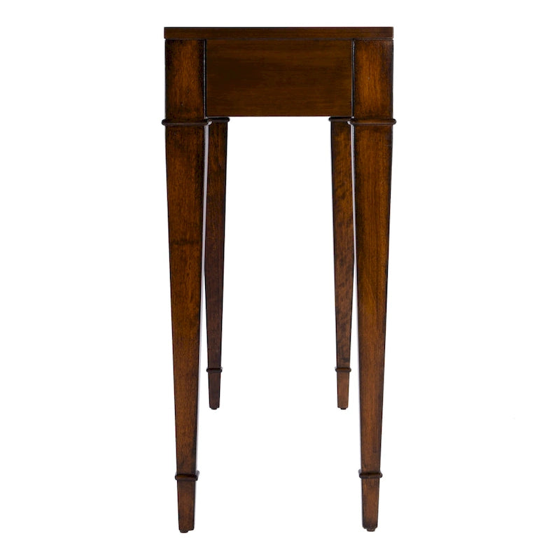 Console con 2 cassetti in radica da 46"