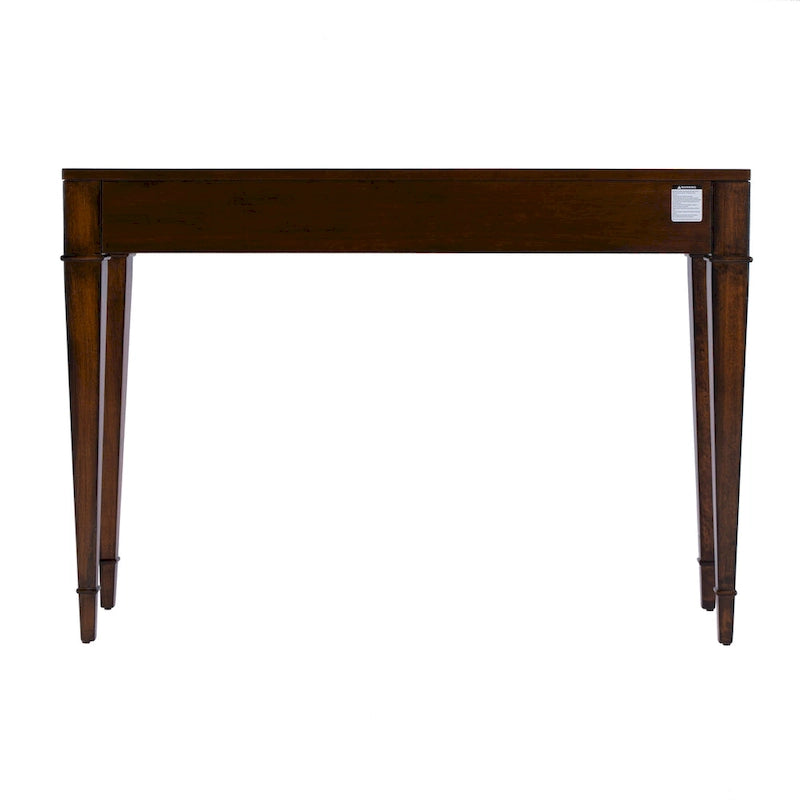 Console con 2 cassetti in radica da 46"