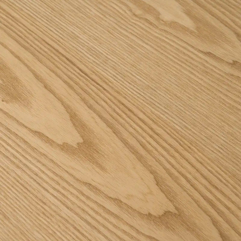 Credenza moderna in frassino naturale con gambe dorate