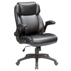 Sedia da ufficio direzionale ergonomica con schienale alto e braccioli ribaltabili