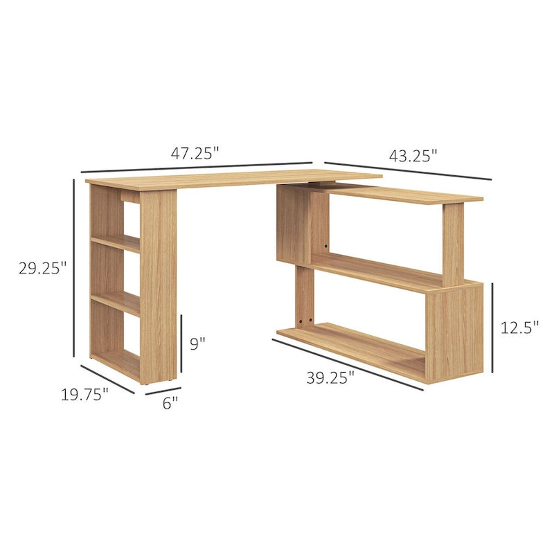 Scrivania angolare a L