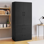 Moasis 68H Large Heavy Duty Wood File Cabinets 2-Drawer Storage Cabinet with Lock and Adjustable Shelves