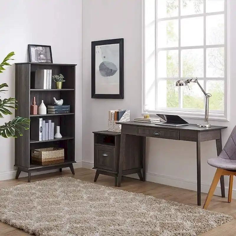 Scrivania moderna da ufficio con cassetto e hub USB
